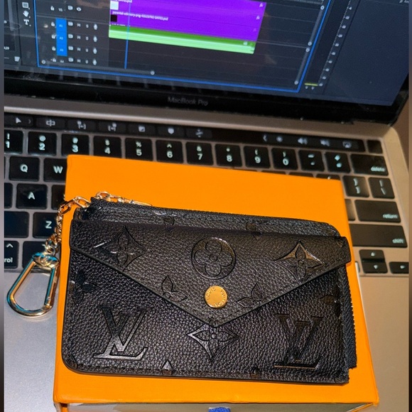 Louis Vuitton Black Monogram Wallet Keychain - Picture 1 of 5